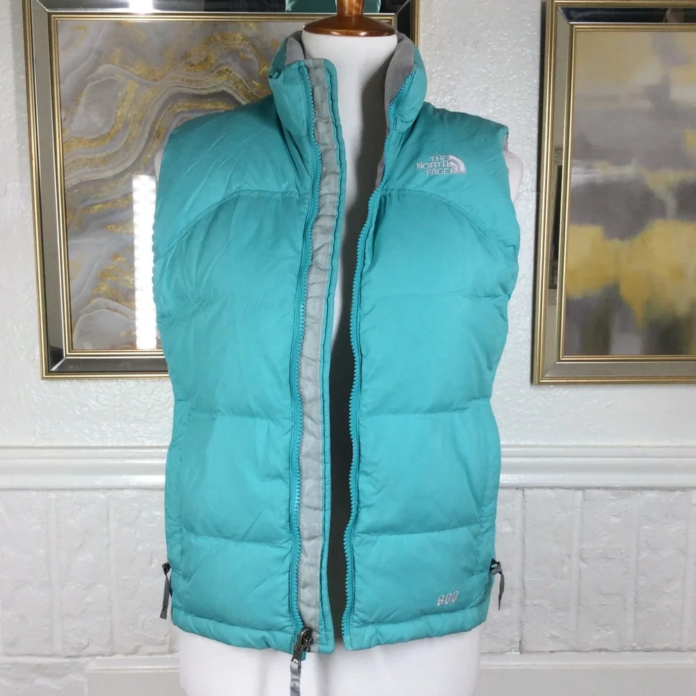 The North Face Teal Blue 600 Down Puffer Vest
